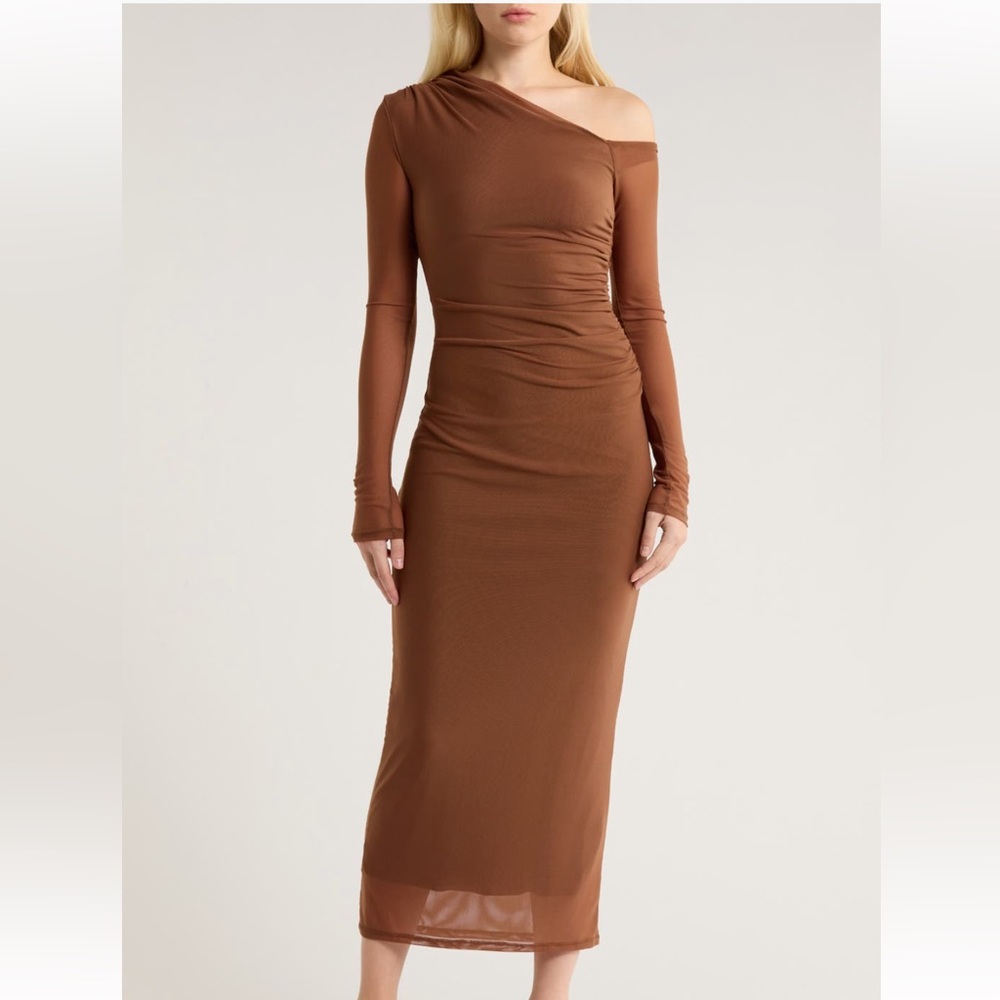 Lyra One Shoulder Midi Dress
